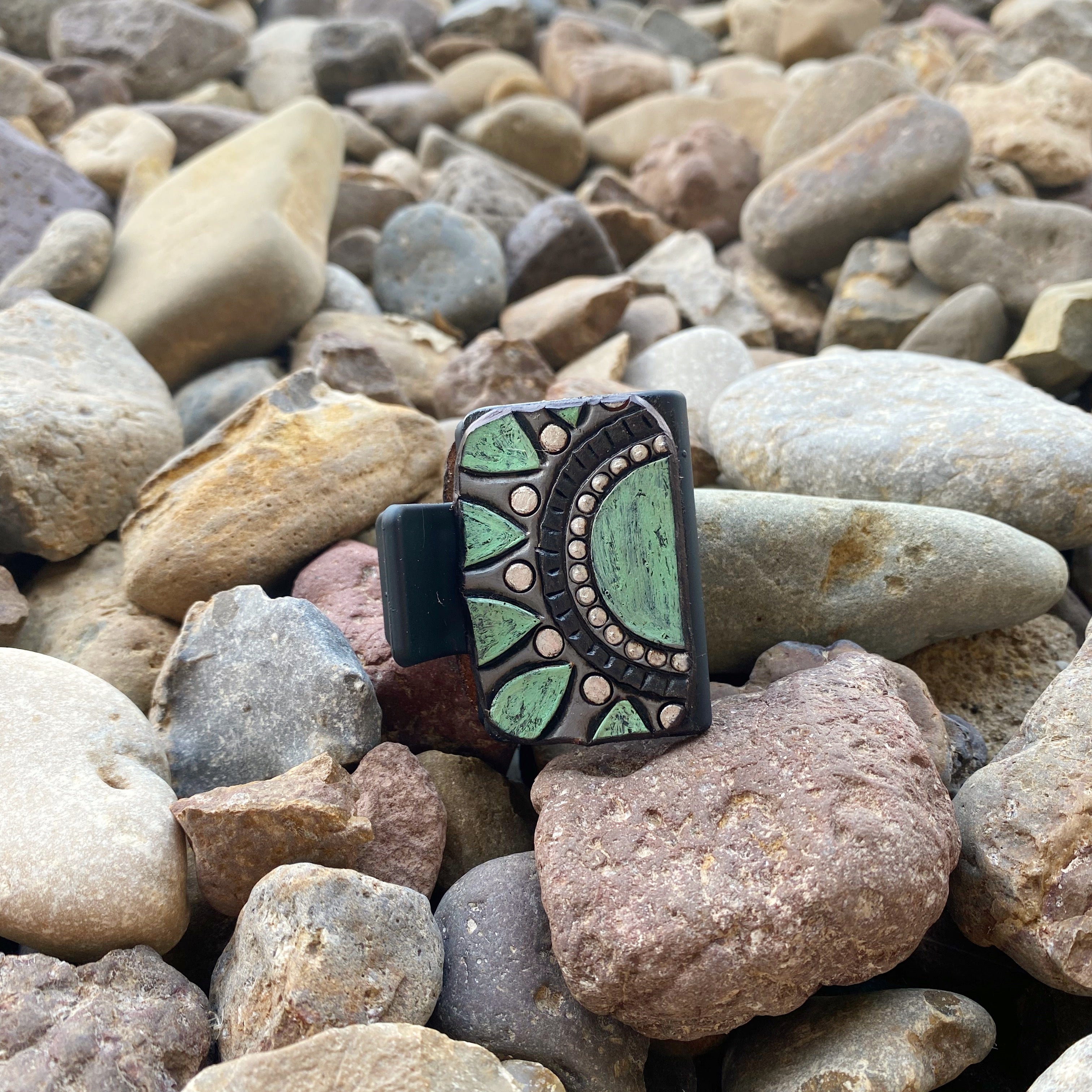 Leather Claw Clips 2”