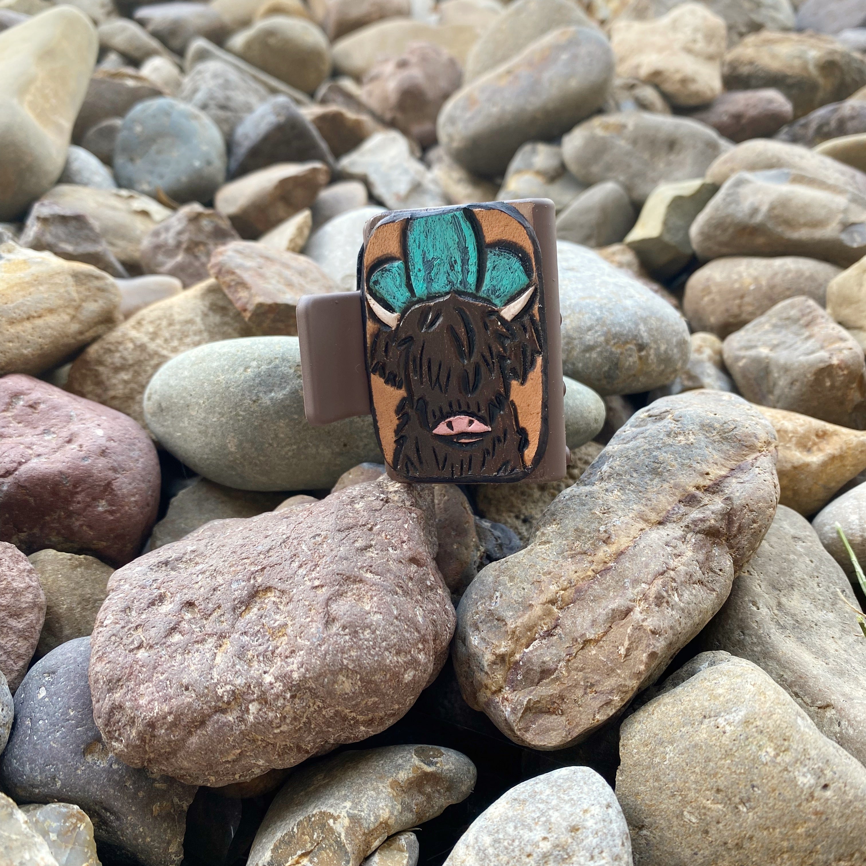 Leather Claw Clips 2”