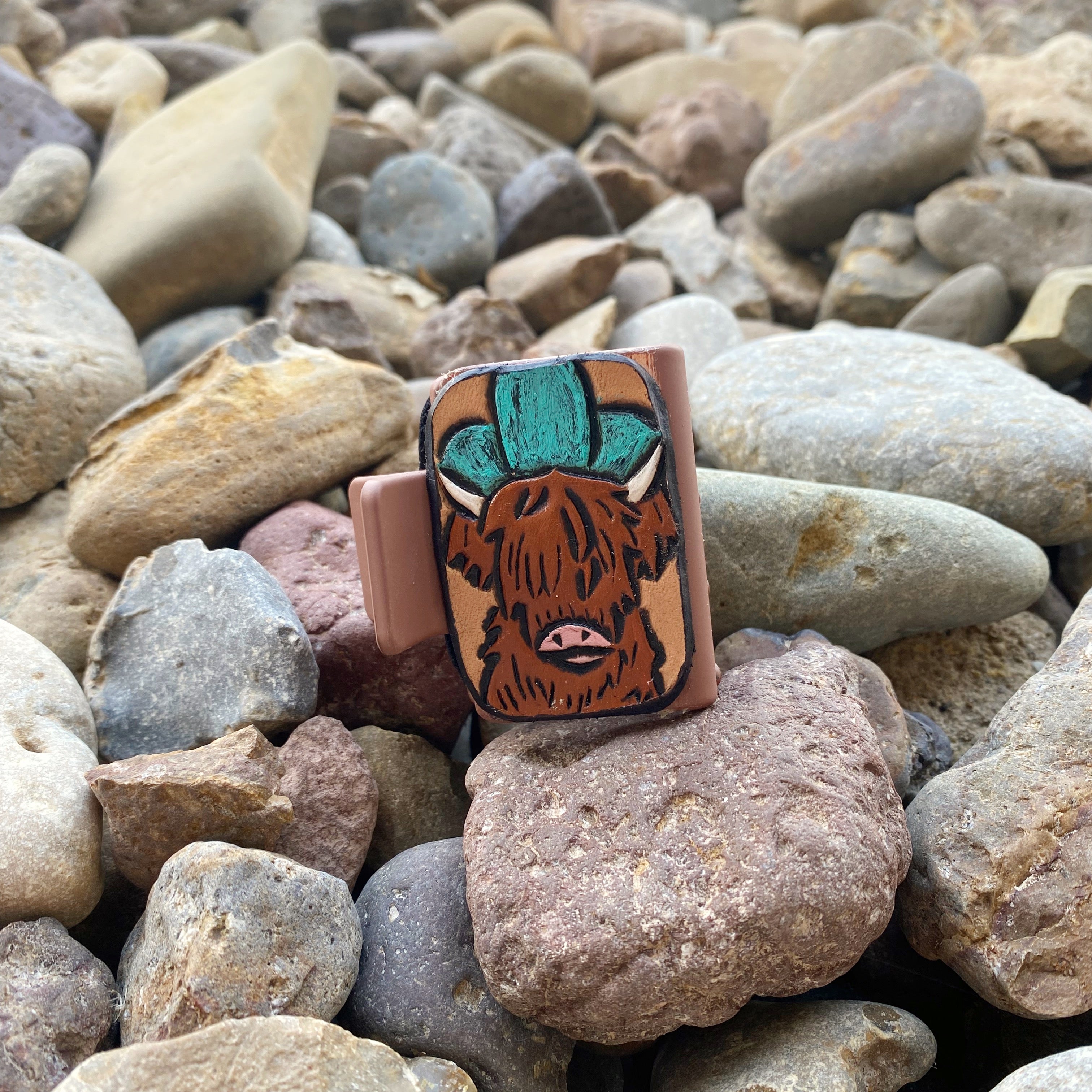 Leather Claw Clips 2”