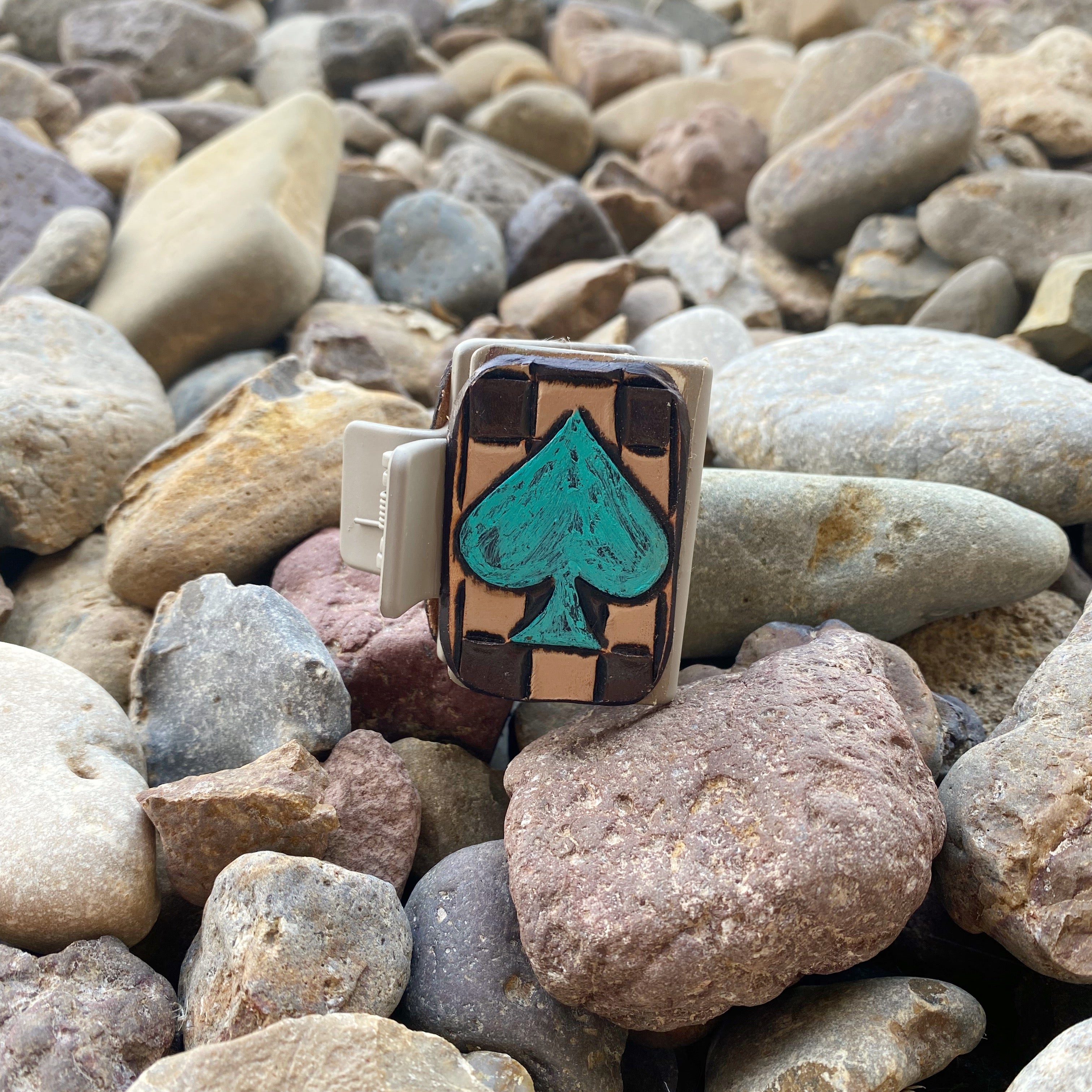 Leather Claw Clips 2”