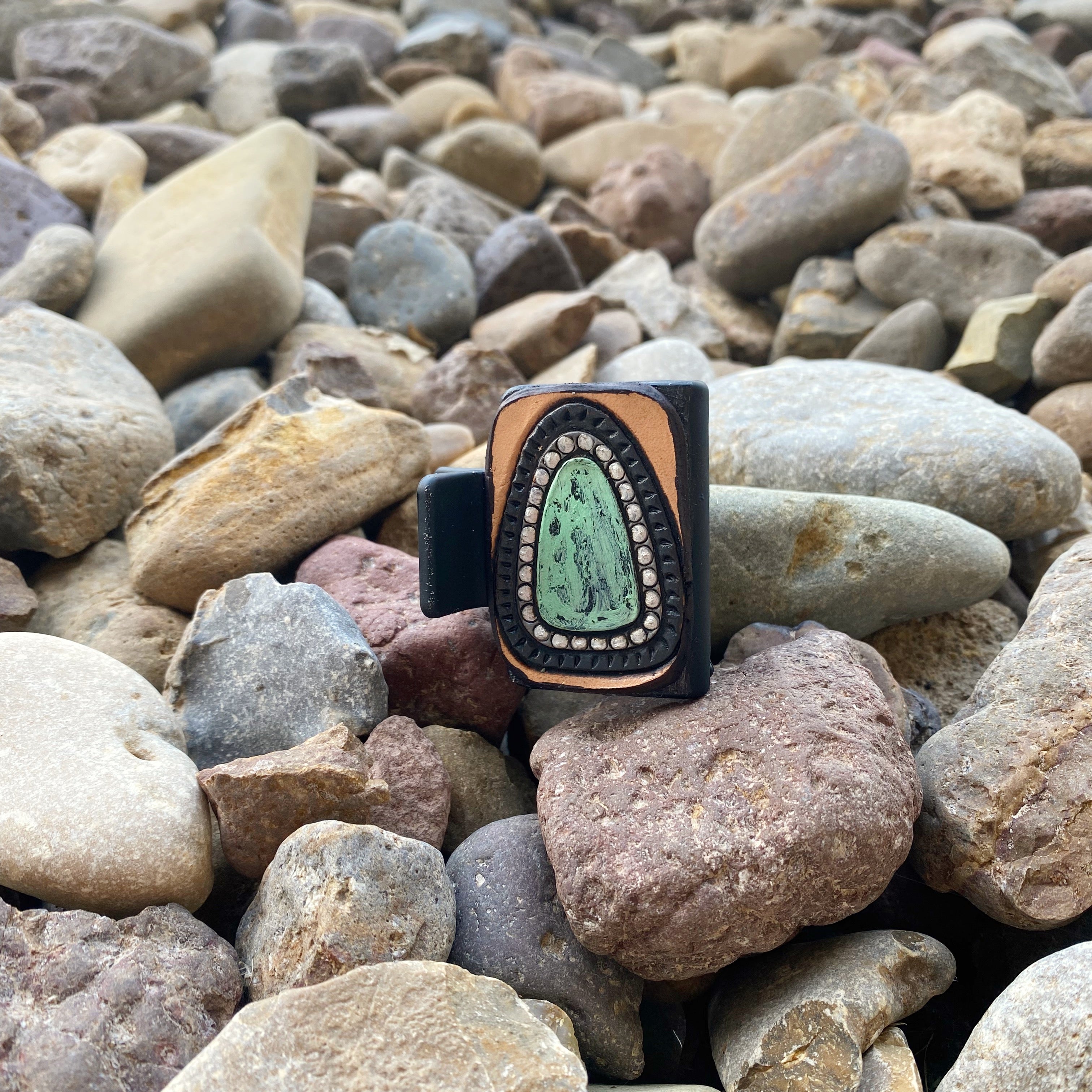 Leather Claw Clips 2”