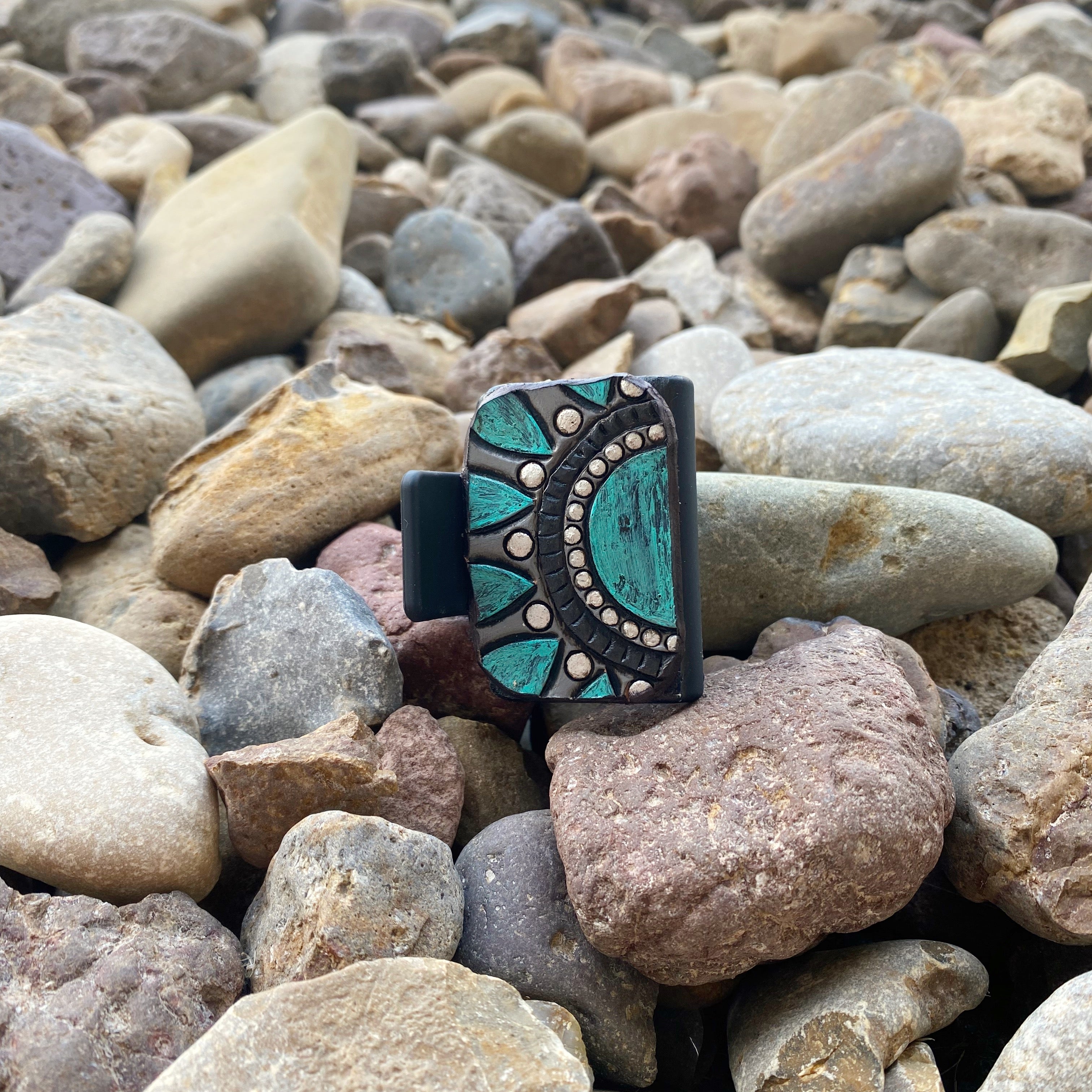 Leather Claw Clips 2”