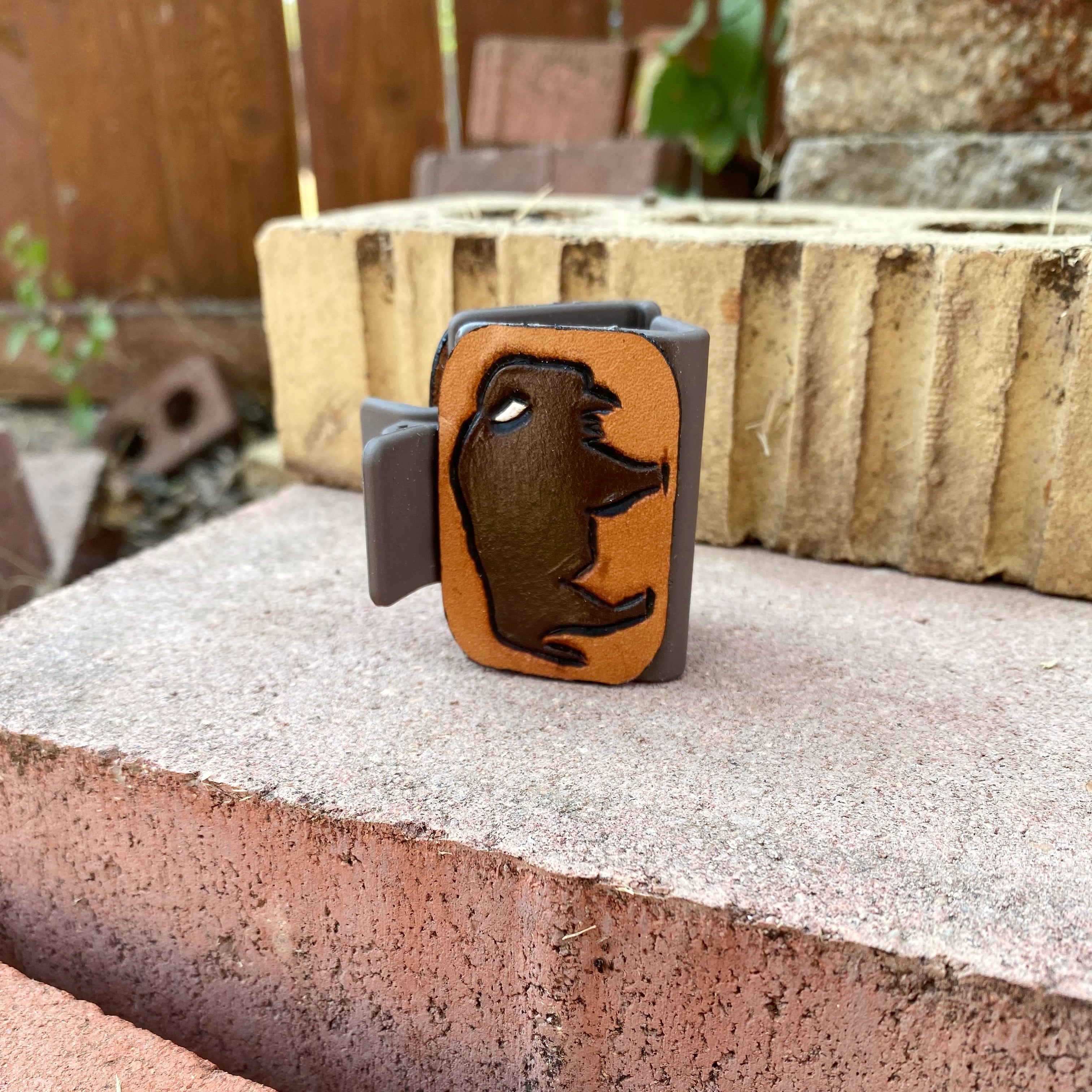 Leather Claw Clips 2”