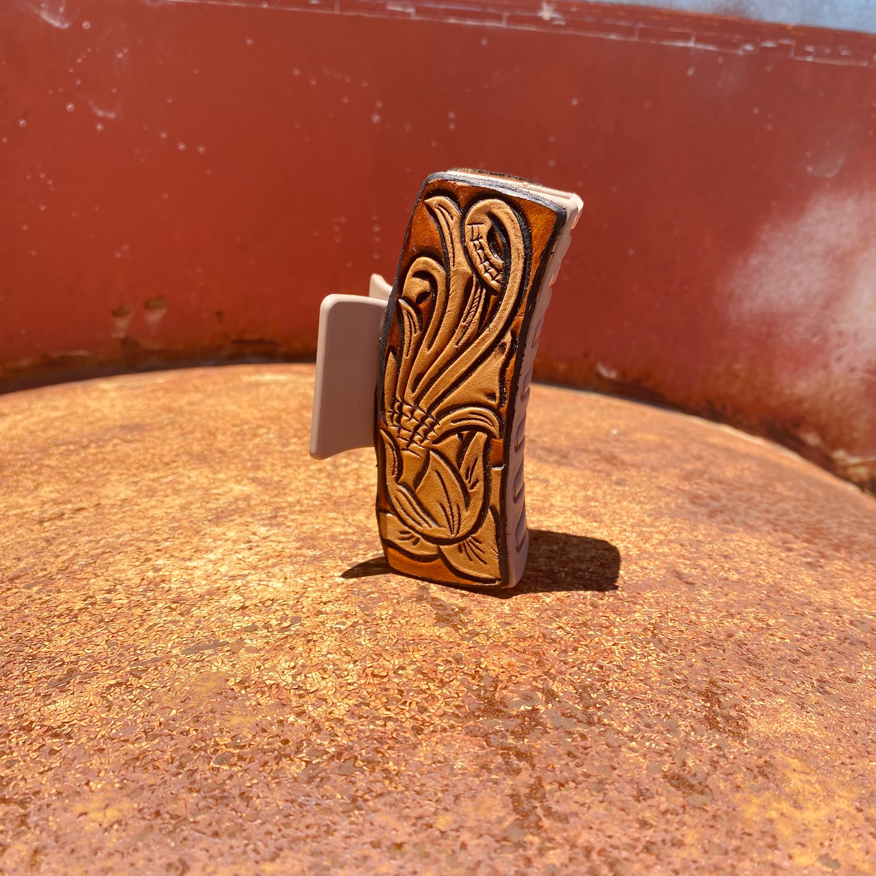 Leather Claw Clips 3.5”