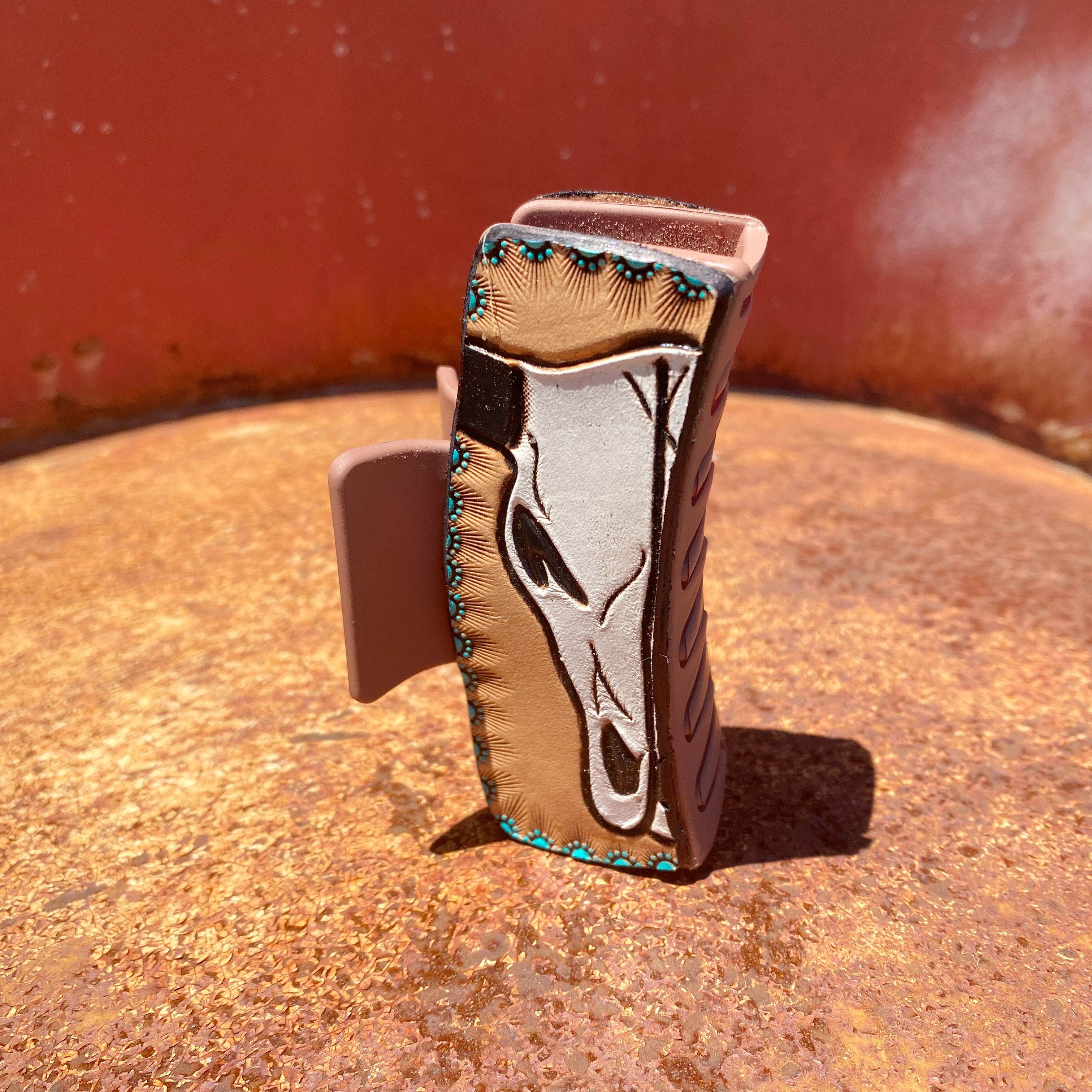 Leather Claw Clips 3.5”