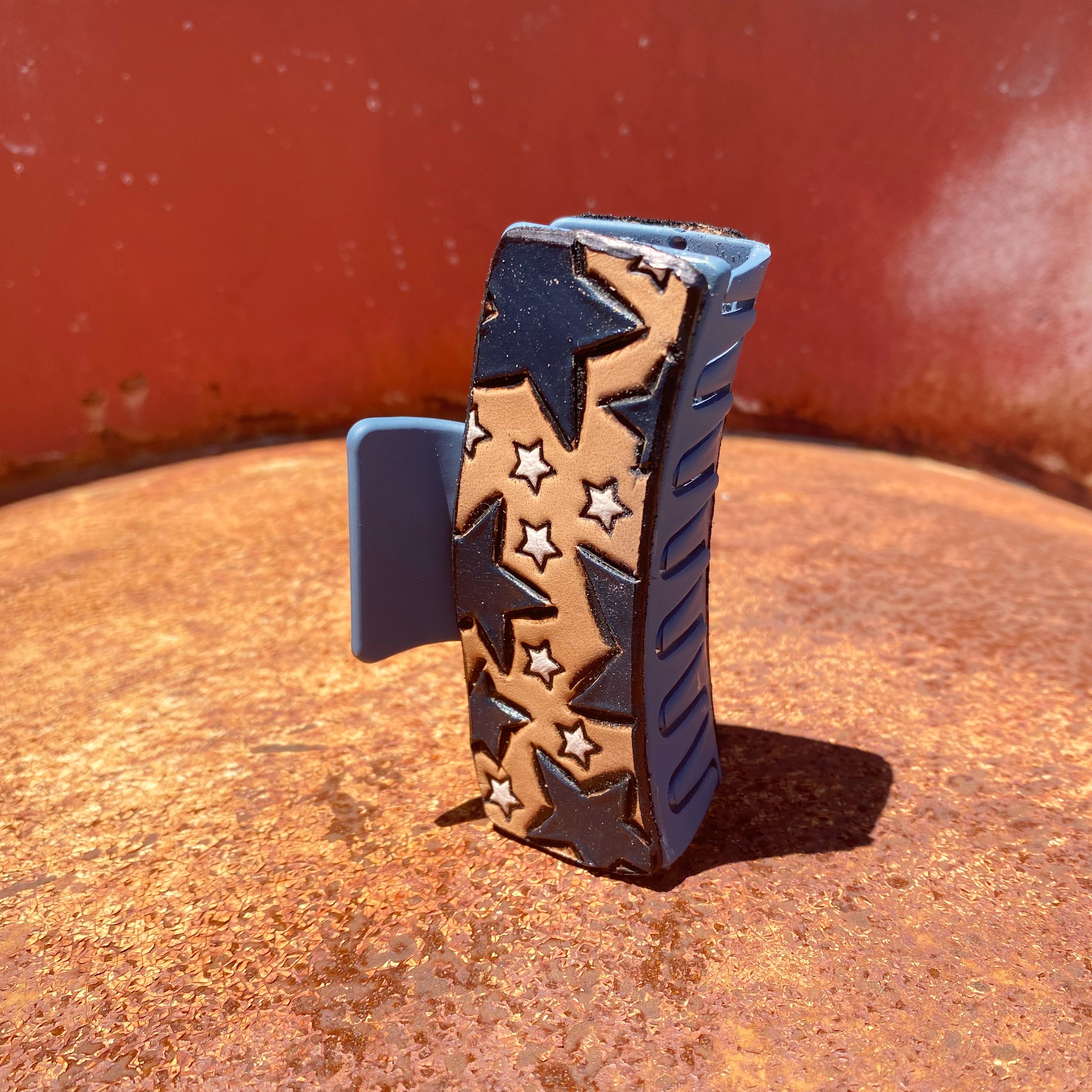 Leather Claw Clips 3.5”