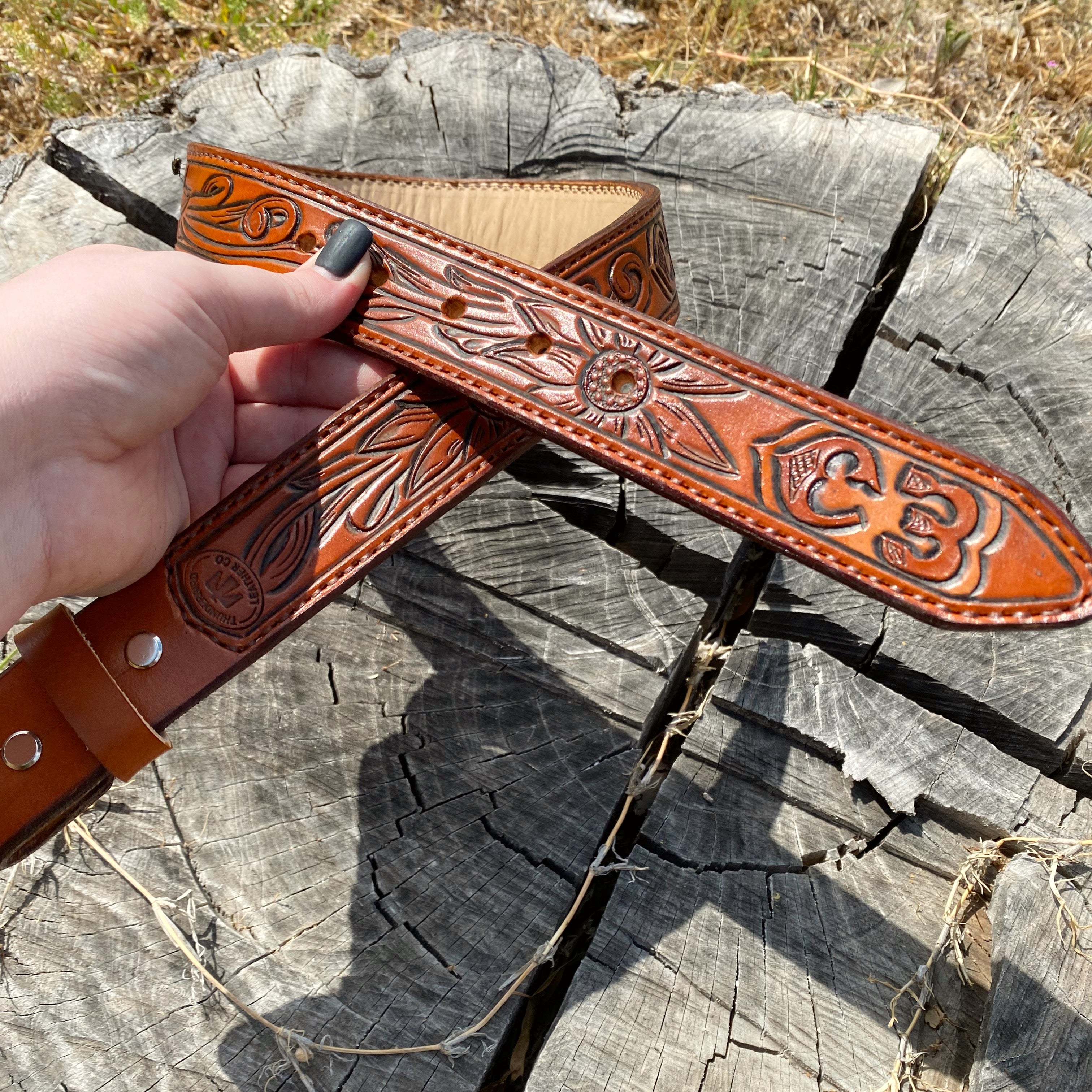 Custom Leather Belt