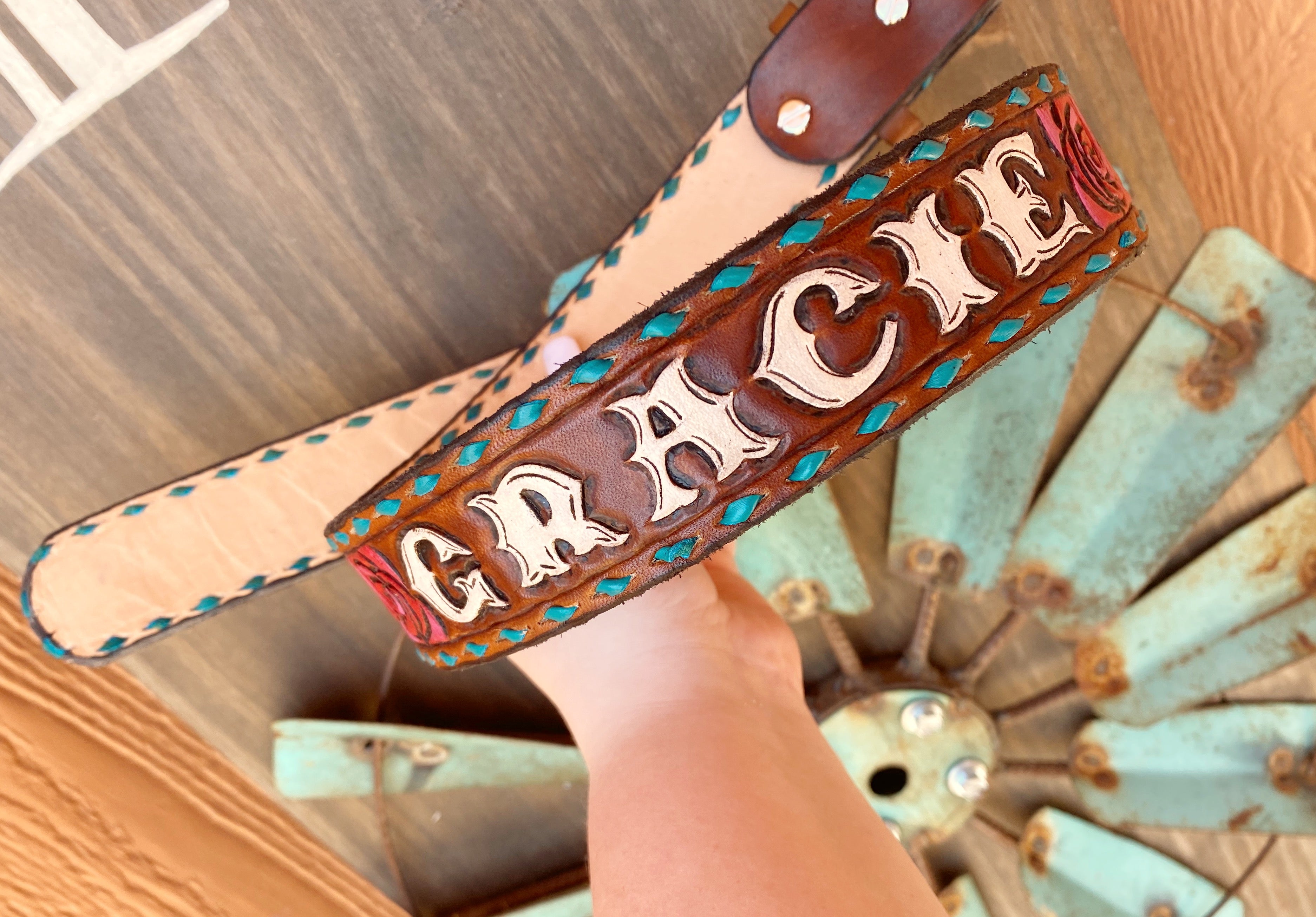 Custom Leather Belt