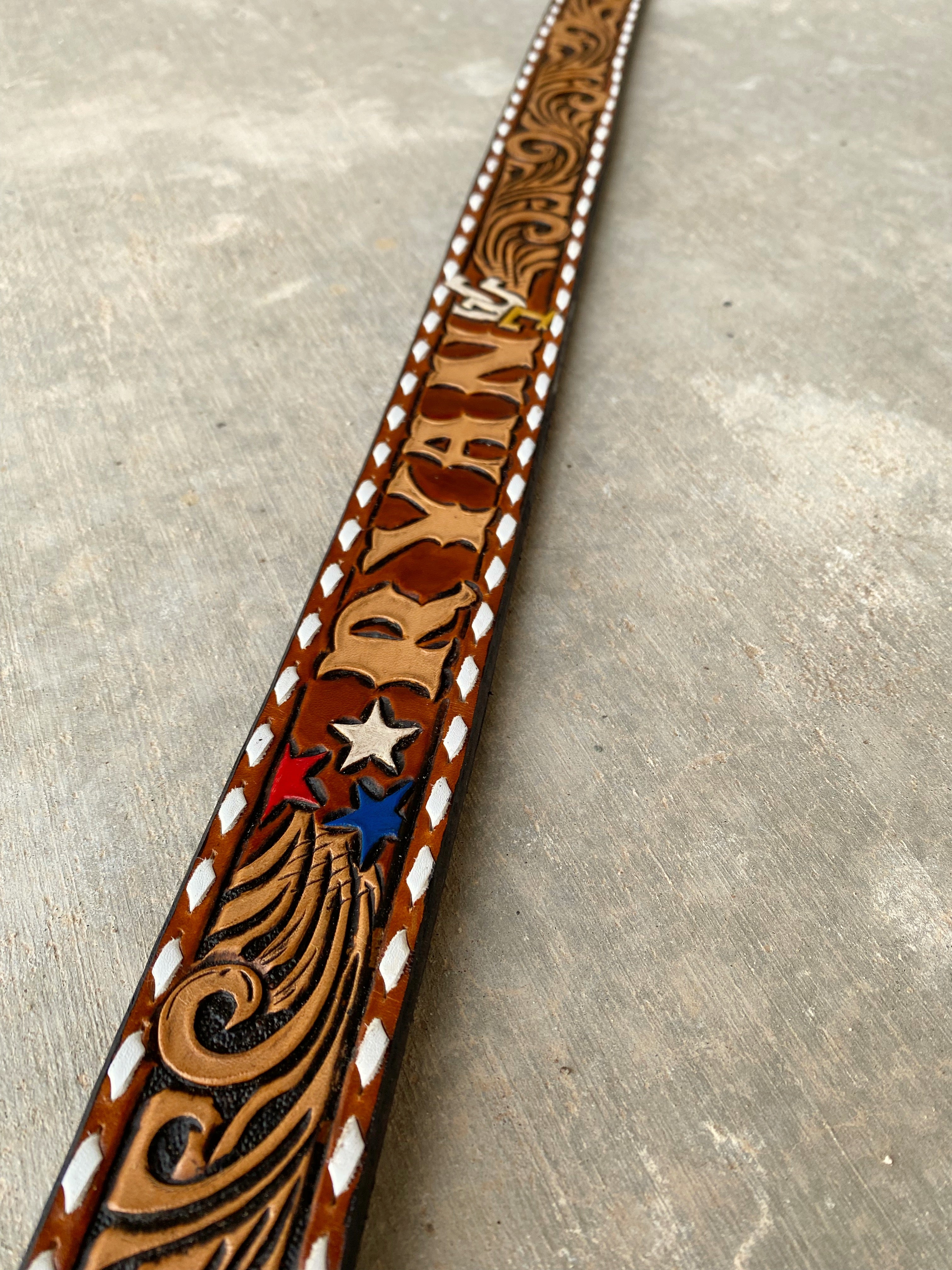 Custom Leather Belt