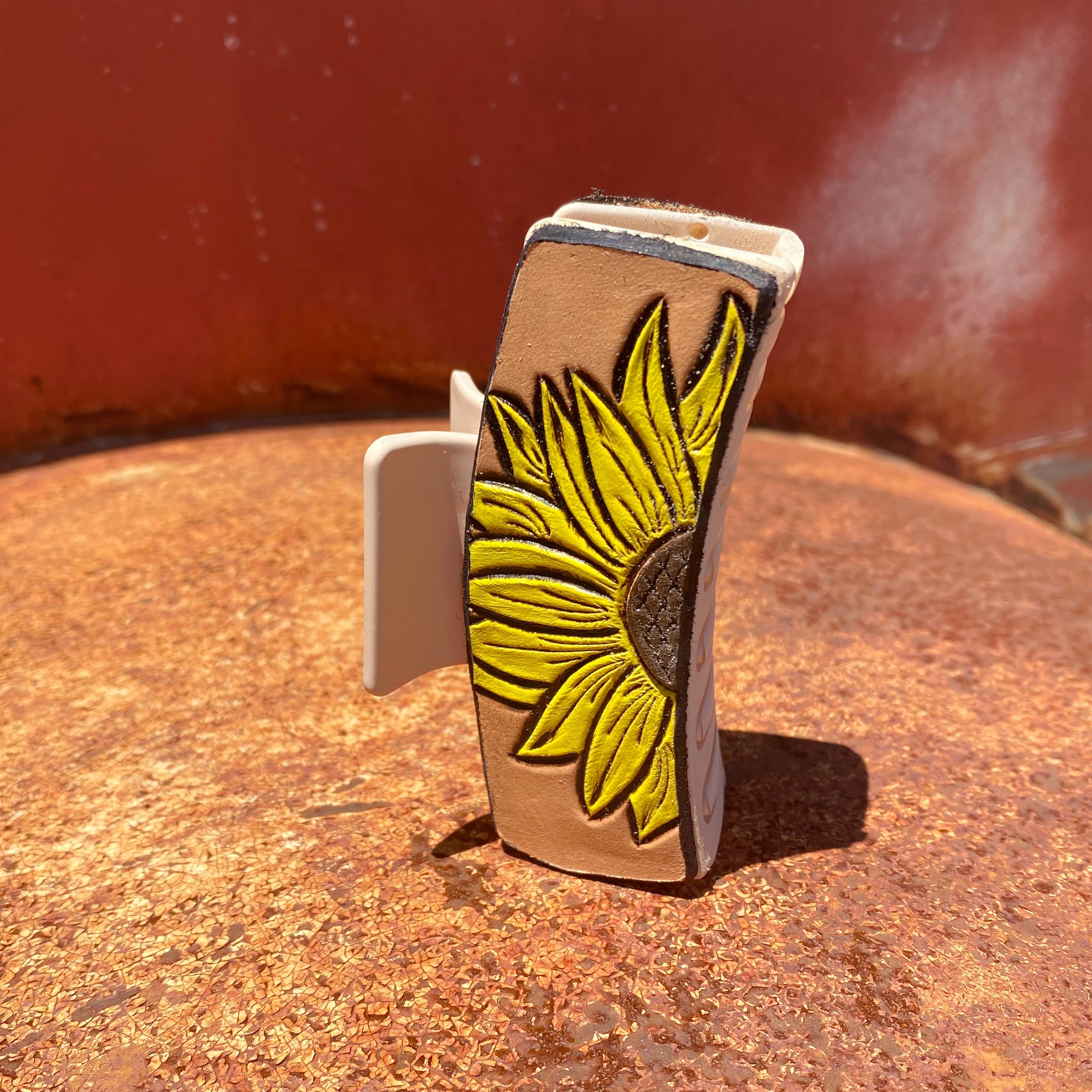 Leather Claw Clips 3.5”