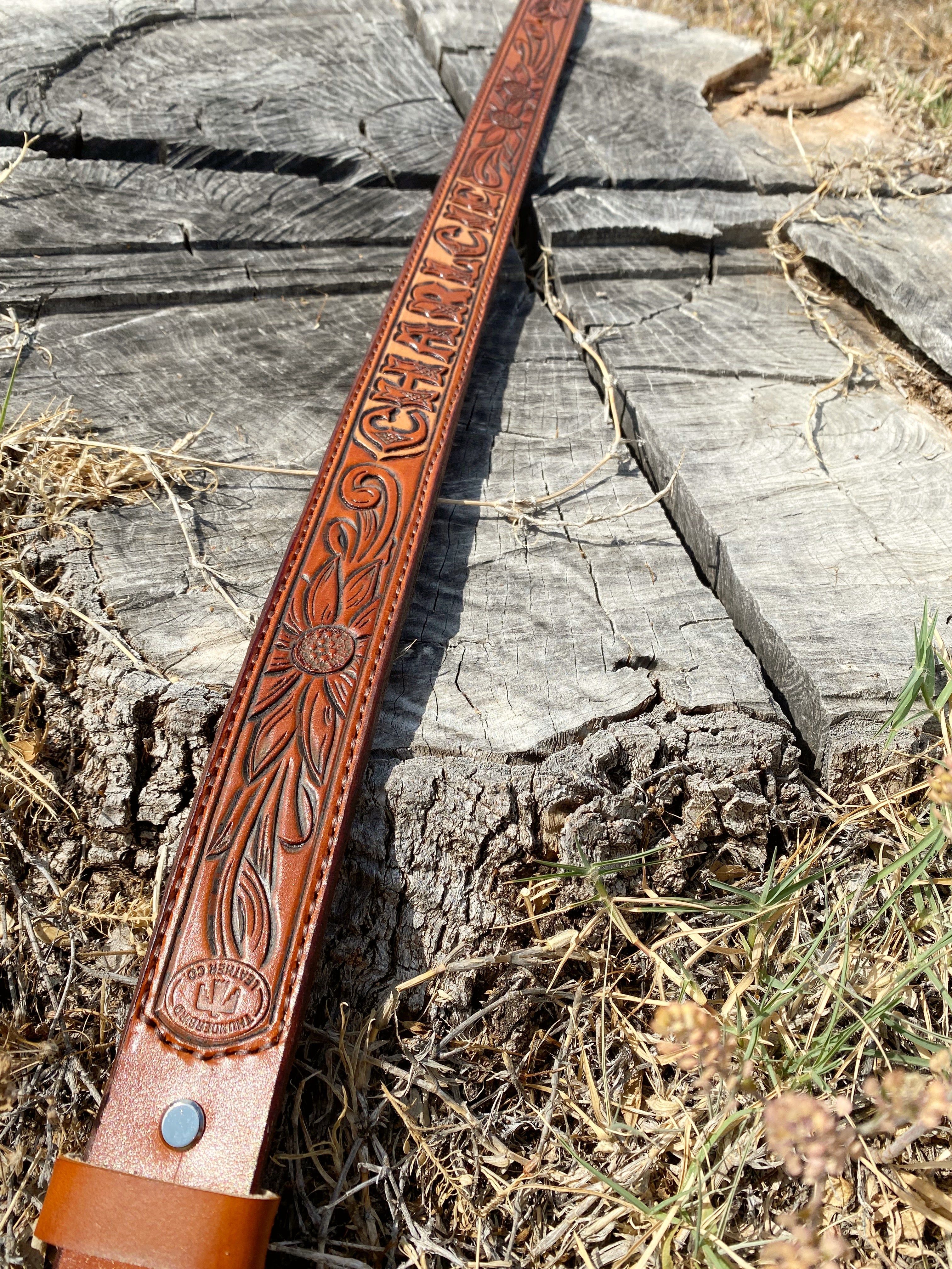 Custom Leather Belt