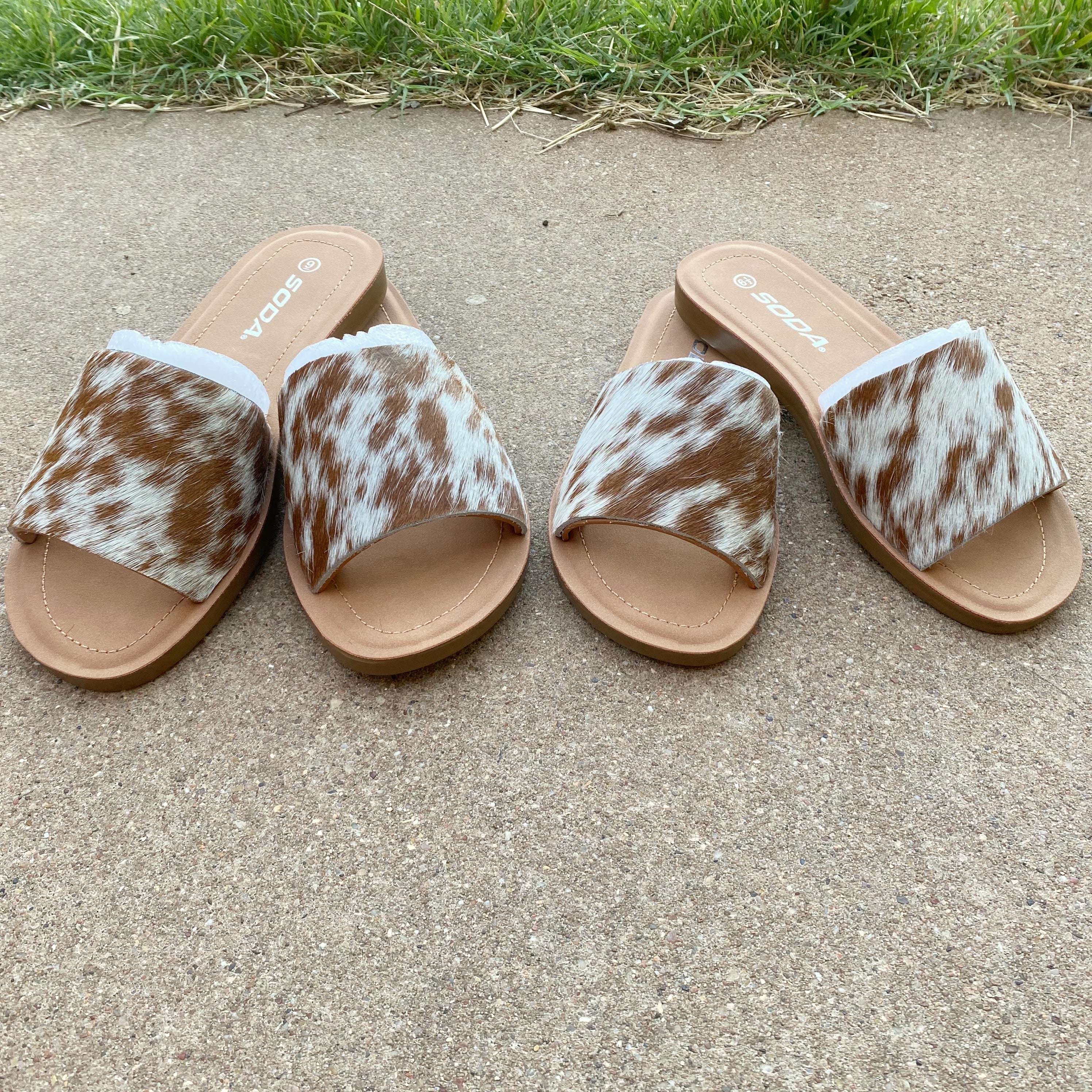 Longhorn Cowhide Sandals